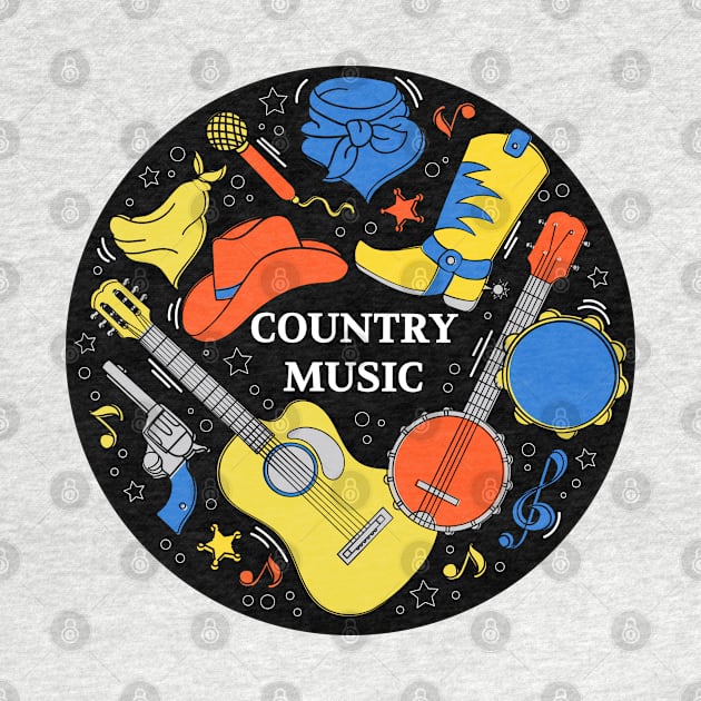 country music concept by Mako Design 